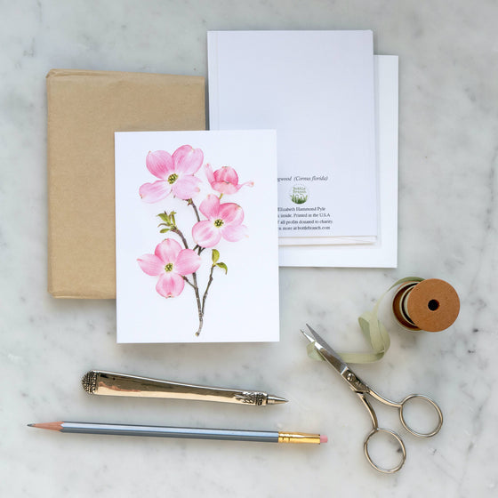 Card - Pink Dogwood