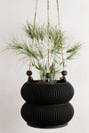 Hanging Bubble Planter | Double Bubble Collection: Muted Green / 6"