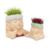 Medium Head in Hands Planter-4.5"H