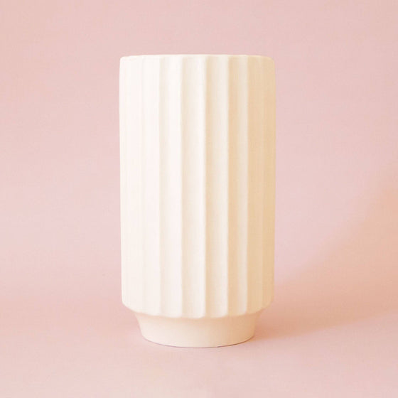 Monroe Vase | Vintage White