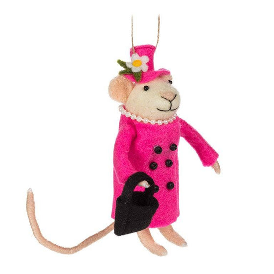 Queen Mouse Ornament-2 Assorted 5"H
