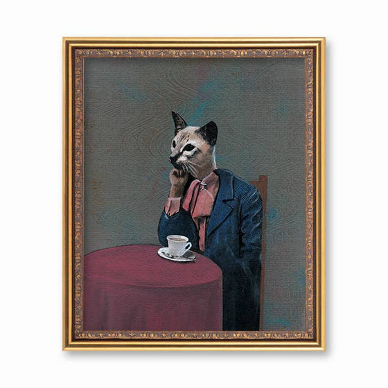 Prints - Coffee Cat 8X10