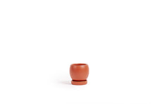  4.25" Bollé Pots w/Water Saucer- Rust