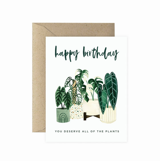 Card - All The Plants Birthday