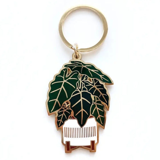 Keychain -  Alocasia Frydek