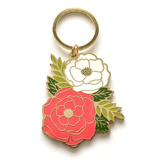 Keychain - Irene Floral Cluster