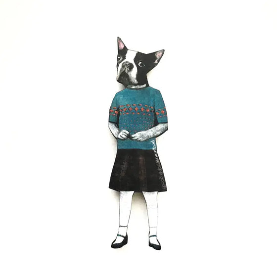 Magnet - Boston Terrier Girl