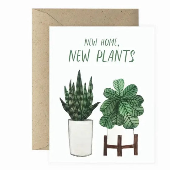 Card - New Home, New Plants