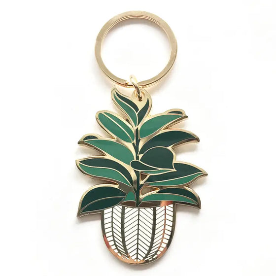 Keychain - Rubber Tree