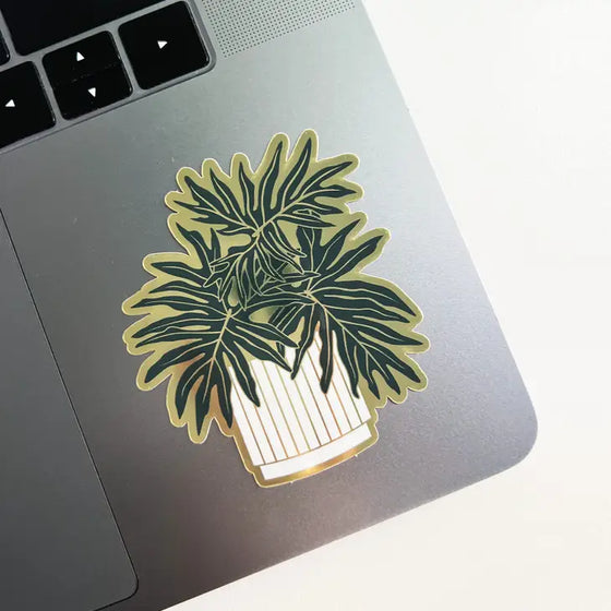 Sticker - Spilt - Leaf Philodendron