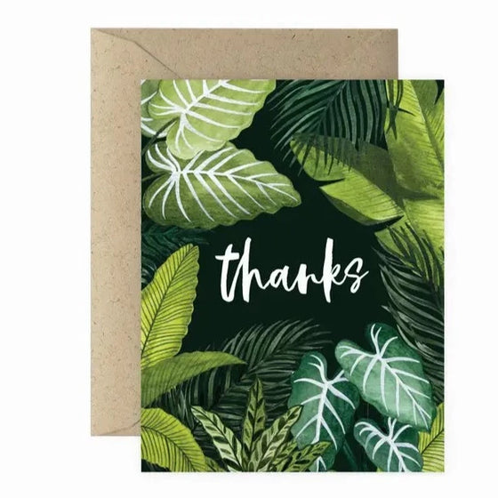 Card - Thanks Foliage