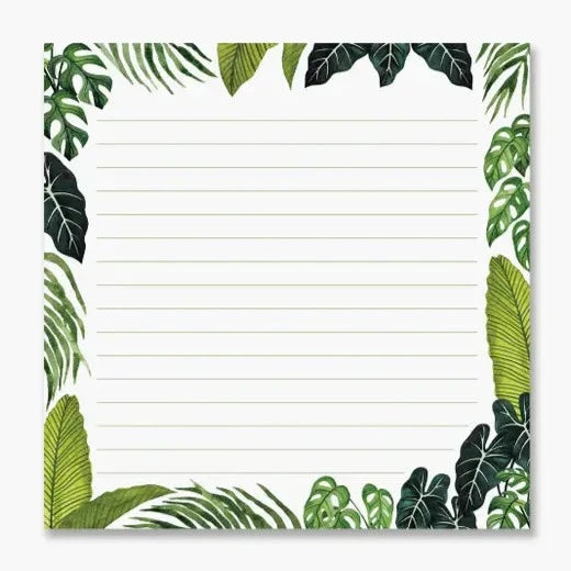 Notepad - Tropical Foliage