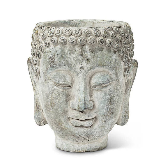 Lg Buddha Head Planter-7"H-950